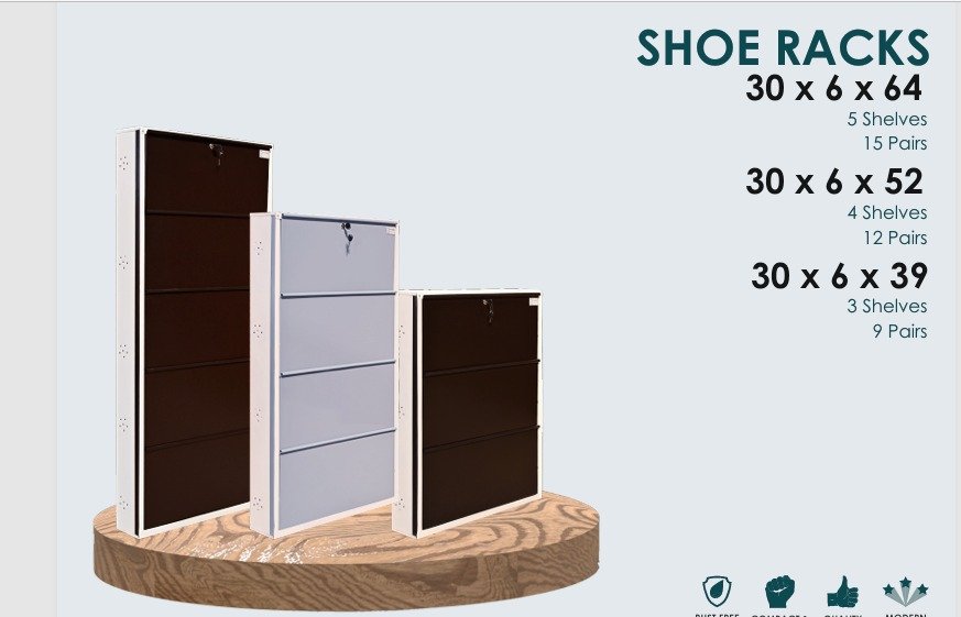 Premium Steel Shoe Rack